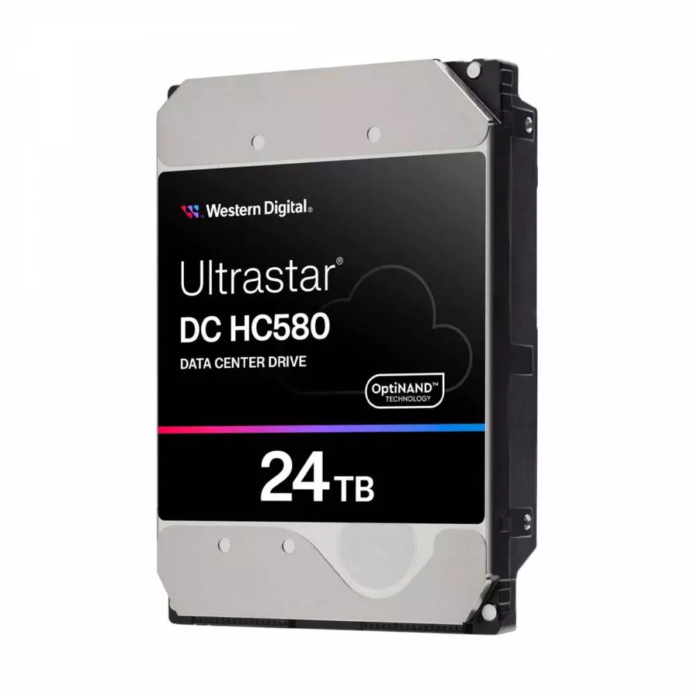 Твърд диск WD ULTRASTAR DC HC580 3.5", 24TB, 512MB, 7200 RPM- WUH722424ALE6L4