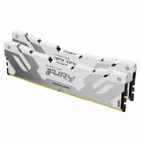 Памет Kingston Fury Renegade White 32GB (2x16GB) DDR5 8000MHz CL38 XMP - KF580C38RWK2-32