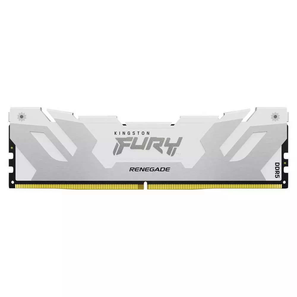 Памет Kingston Fury Renegade White 32GB (2x16GB) DDR5 8000MHz CL38 XMP - KF580C38RWK2-32