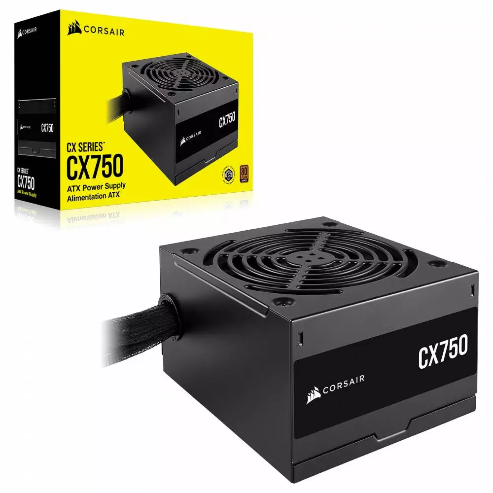 Захранване Corsair CX750 (750W) 80 Plus Bronze ATX PSU - CP-9020279-EU