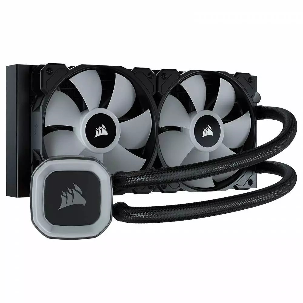 Воден охладител за процесор Corsair iCUE H100 RGB 240mm Liquid CPU Cooler - CW-9060053-WW
