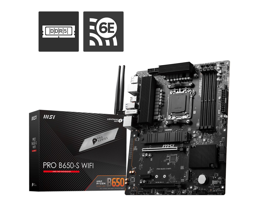 Дънна платка MSI PRO B650-S WIFI AM5