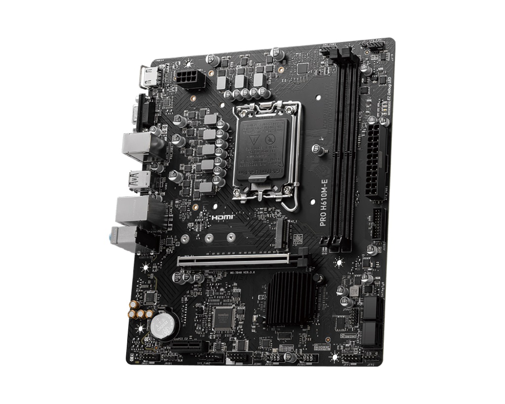 Дънна платка MSI PRO H610M-E LGA1700 DDR5