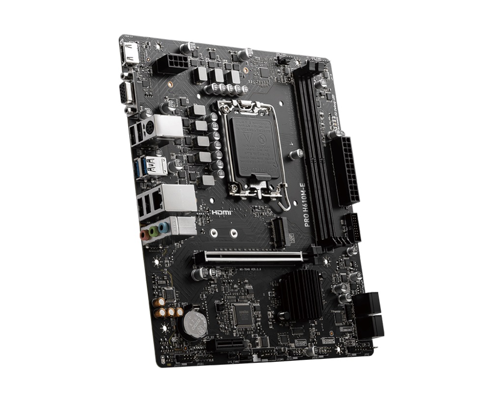 Дънна платка MSI PRO H610M-E LGA1700 DDR5
