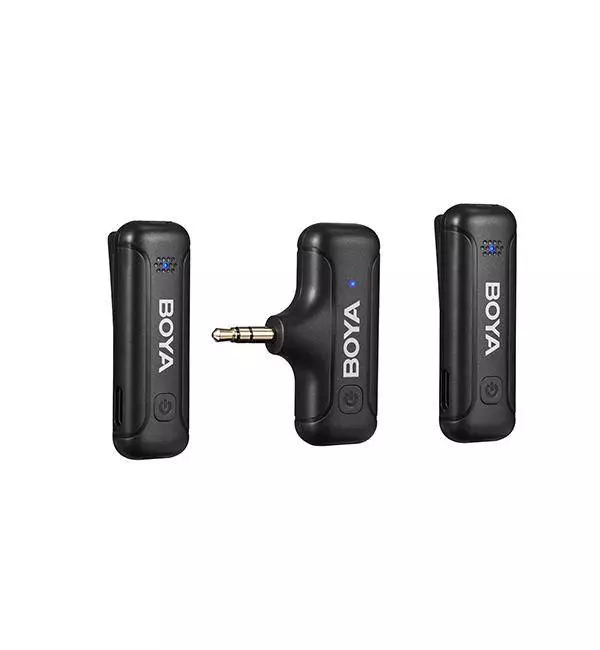 Безжична система микрофони BOYA Mini 2.4GHz, 3.5 mm