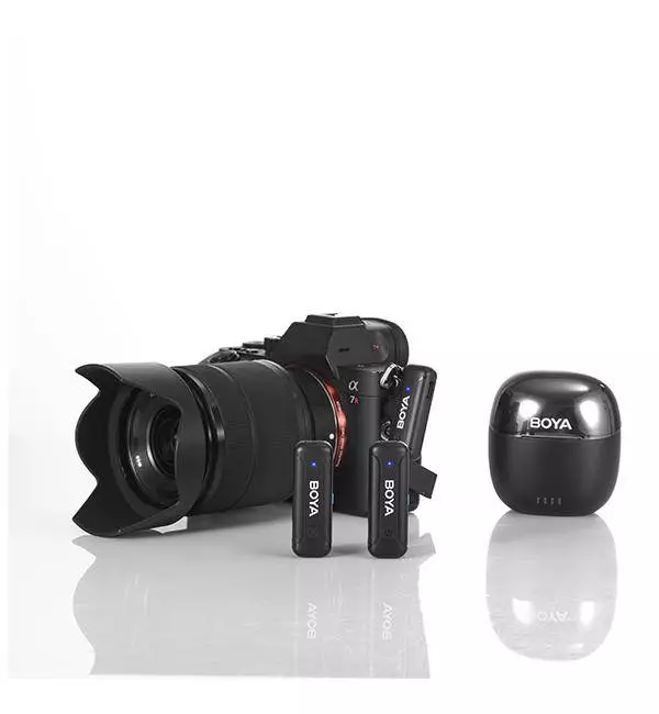 Безжична система микрофони BOYA Mini 2.4GHz, 3.5 mm