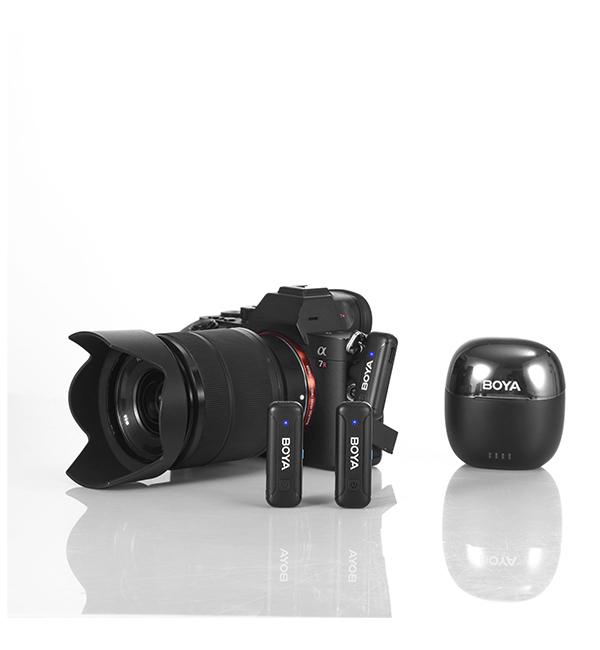 Безжична система микрофони BOYA Mini 2.4GHz, 3.5 mm