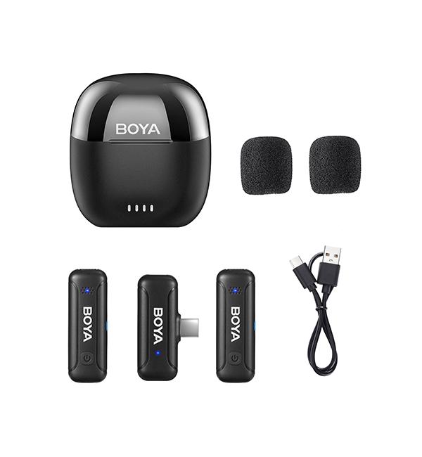 Безжична система микрофони BOYA Mini 2.4GHz, USB-C