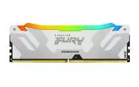 Памет Kingston Fury Renegade White RGB 32GB (2x16GB) DDR5 8000MHz CL38 - KF580C38RWAK2-32