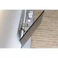 Стенна стойка за TV HAMA, Регулируема, 46"-90", до 75 кг, Черен/Бял