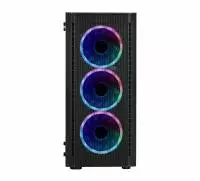 Кутия Spire SPM7022GU3-3RGB, Без захранване, 3 x RGB вентилатора, ATX, mATX