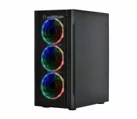 Кутия Spire SPM7022GU3-3RGB, Без захранване, 3 x RGB вентилатора, ATX, mATX