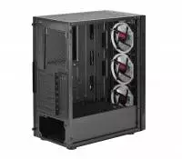 Кутия Spire SPM7022GU3-3RGB, Без захранване, 3 x RGB вентилатора, ATX, mATX