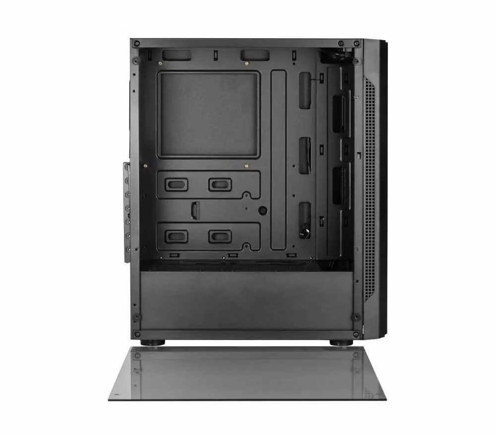 Кутия Spire SPM7022GU3-3RGB, Без захранване, 3 x RGB вентилатора, ATX, mATX