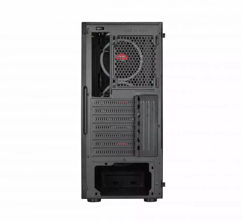 Кутия Spire SPM7022GU3-3RGB, Без захранване, 3 x RGB вентилатора, ATX, mATX