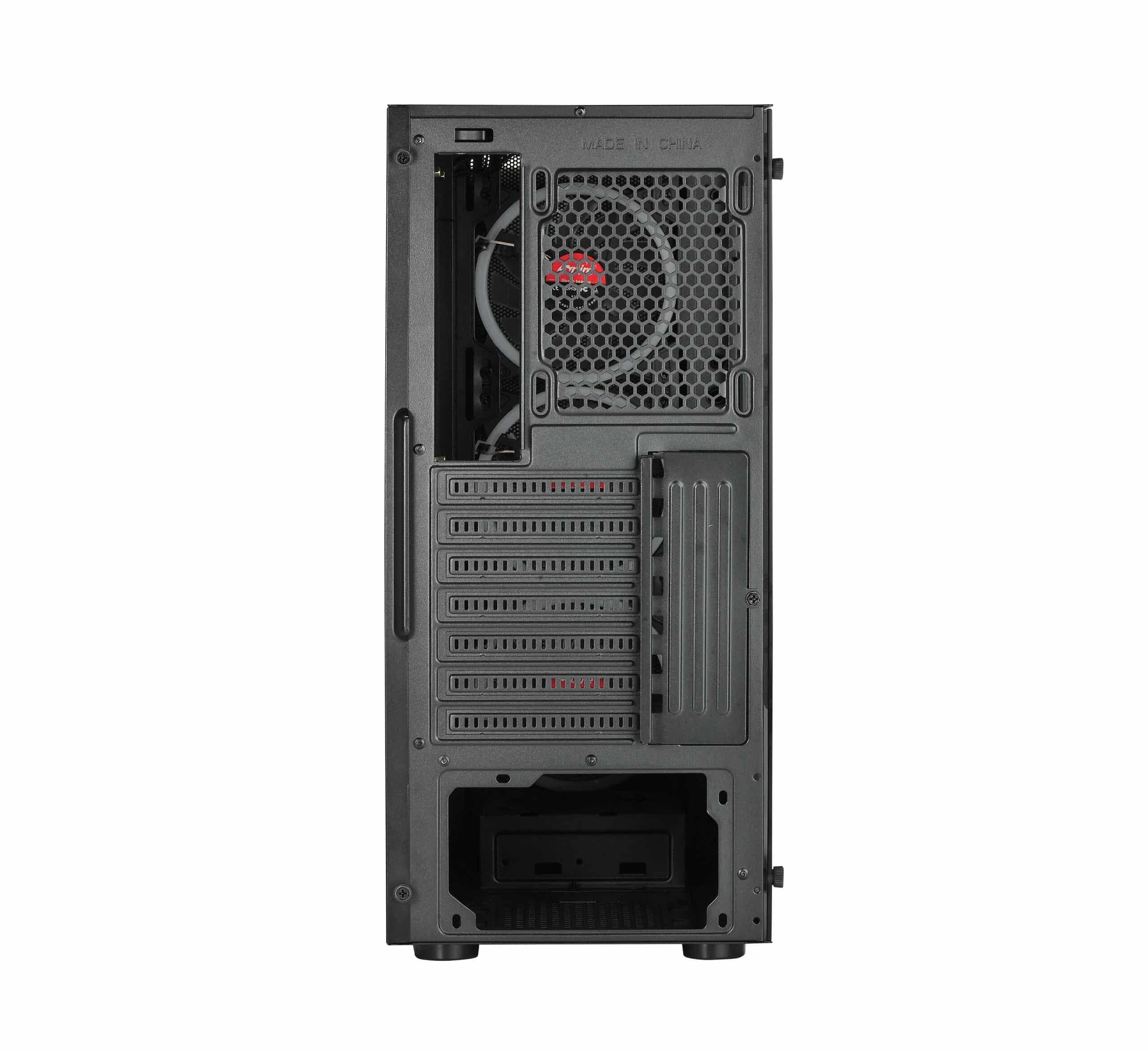 Кутия Spire SPM7022GU3-3RGB, Без захранване, 3 x RGB вентилатора, ATX, mATX