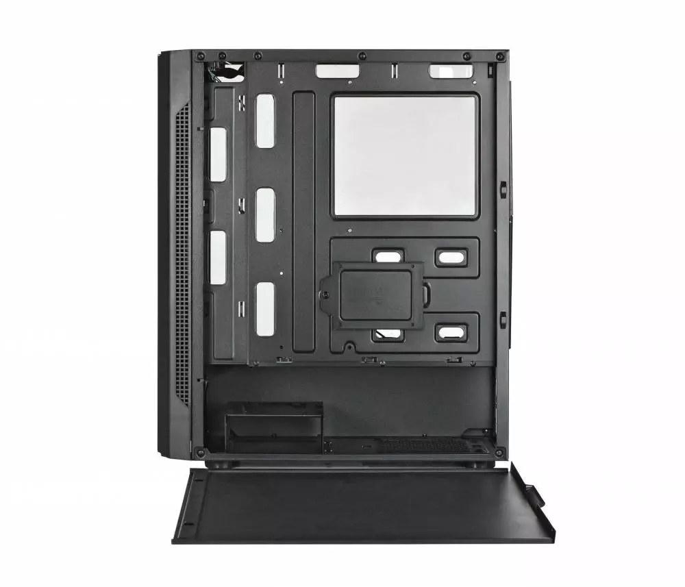 Кутия Spire SPM7022GU3-3RGB, Без захранване, 3 x RGB вентилатора, ATX, mATX