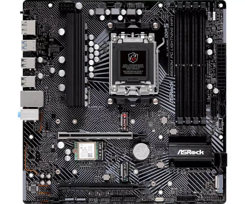 Дънна платка Asrock B650M PG Lightning WiFi AM5