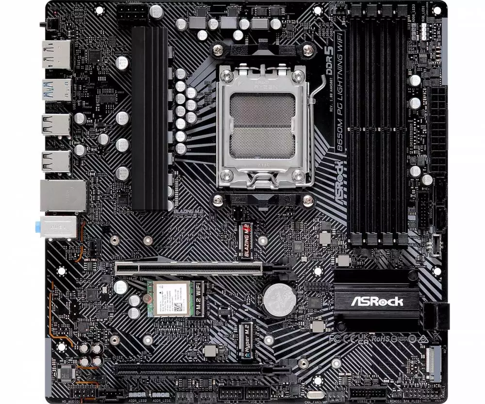 Дънна платка Asrock B650M PG Lightning WiFi AM5