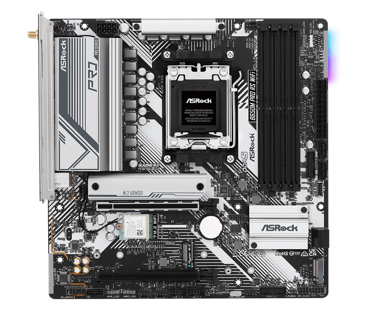 Дънна платка Asrock B650M Pro RS WiFi
