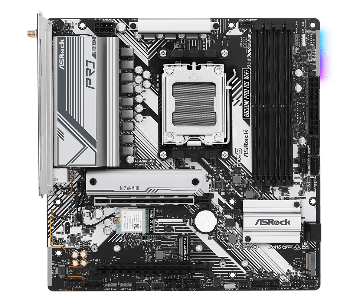 Дънна платка Asrock B650M Pro RS WiFi
