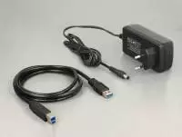 Външна докинг станция Delock 62661, за 2.5"/3.5" HDD/SSD, USB 3.0, Функция за клониране, Черен