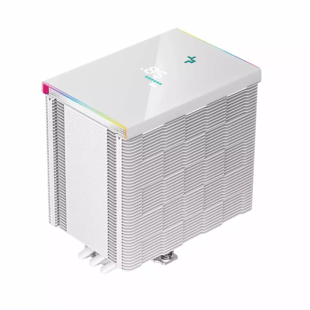Охладител за процесор DeepCool AK500 DIGITAL White