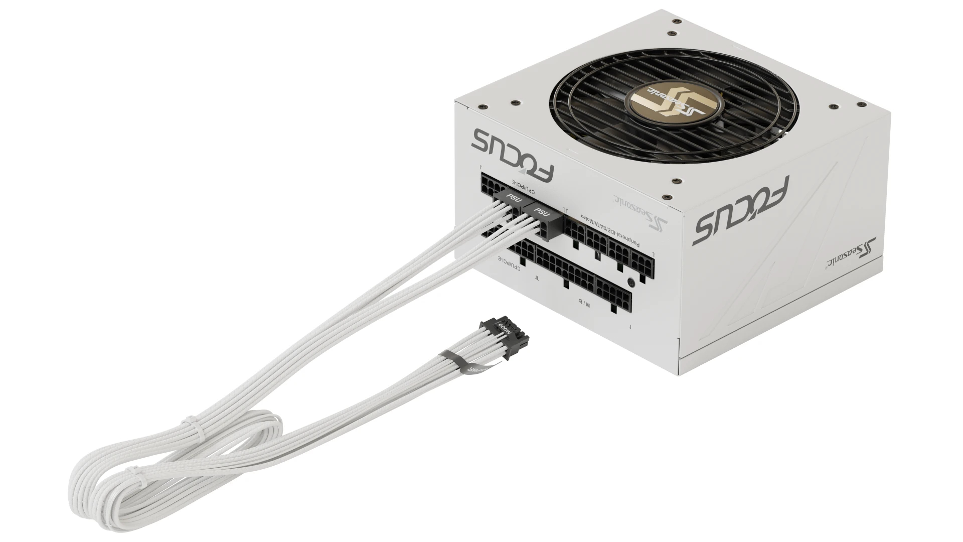 Модулен кабел Seasonic Modding Cable 600W White - PCIe 5.0 12VHPWR - SS-2X8P-12VHPWR-600