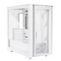 Кутия ASUS A21 mATX CASE White Tempered Glass - 90DC00H3-B09000