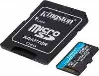 Карта памет Kingston 128GB Canvas Go Plus 170R microSDXC Card V30 + ADP - SDCG3/128GB