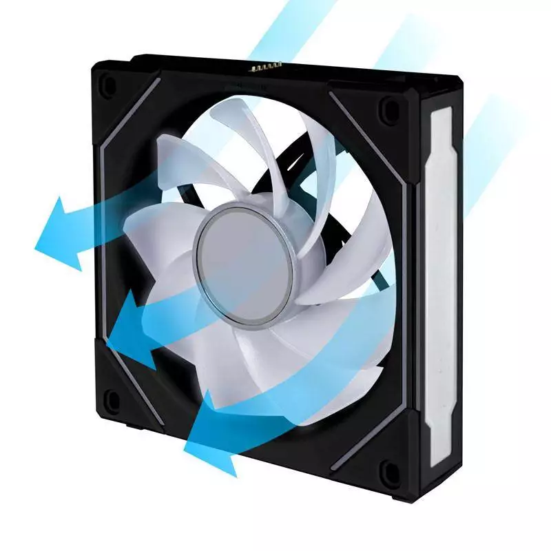 Вентилатор Lian-Li UNI SL-INF Reverse Blade, 120 мм, ARGB PWM, Черен