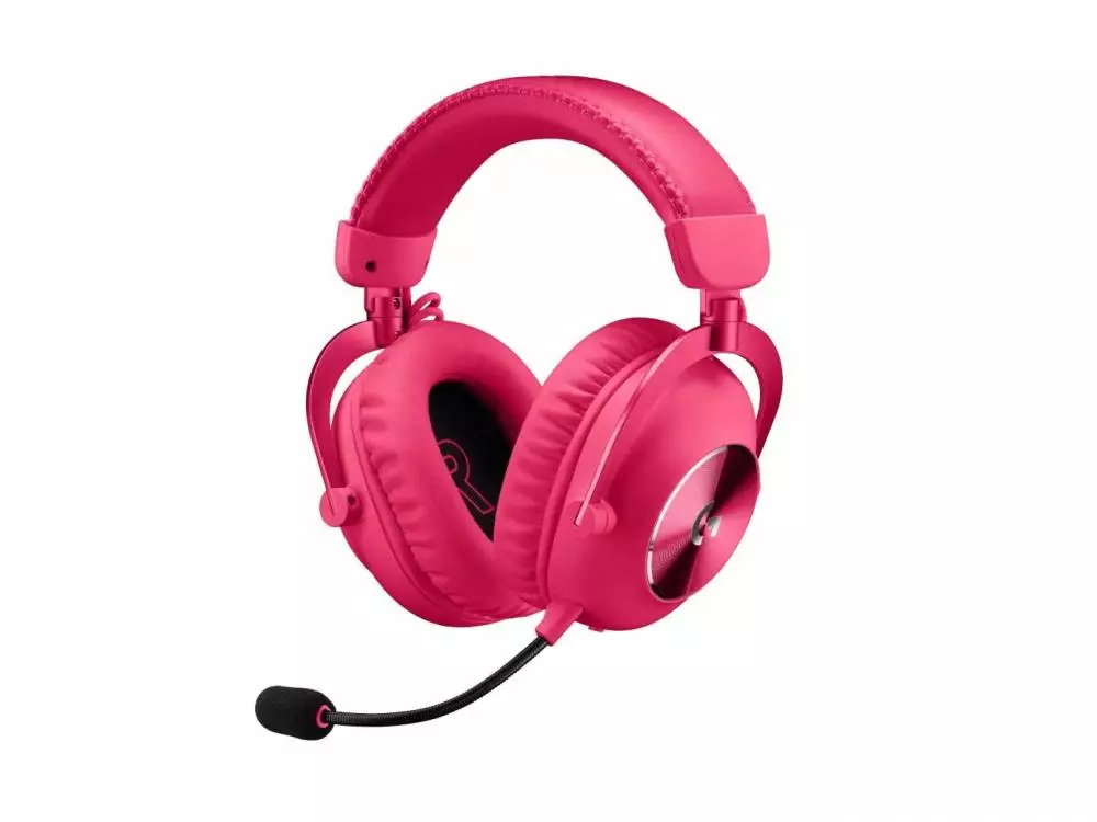 Безжични Геймърски слушалки Logitech PRO X 2 Magenta - 981-001275