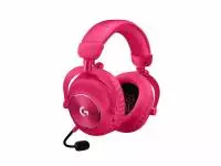 Безжични Геймърски слушалки Logitech PRO X 2 Magenta - 981-001275