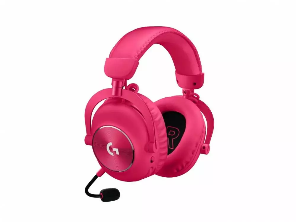 Безжични Геймърски слушалки Logitech PRO X 2 Magenta - 981-001275