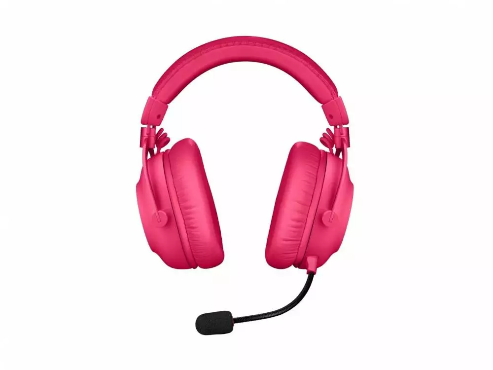 Безжични Геймърски слушалки Logitech PRO X 2 Magenta - 981-001275