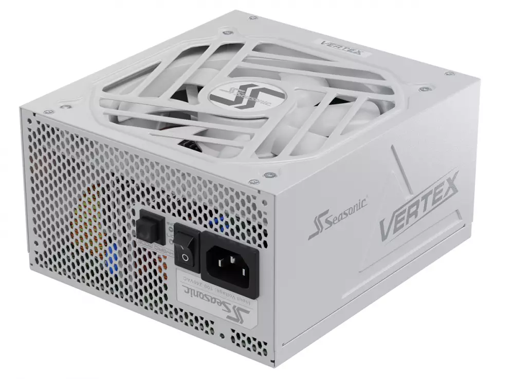 Захранване SEASONIC VERTEX GX-1000 1000W White 80 Plus Gold, PCIe 5.0, Fully Modular