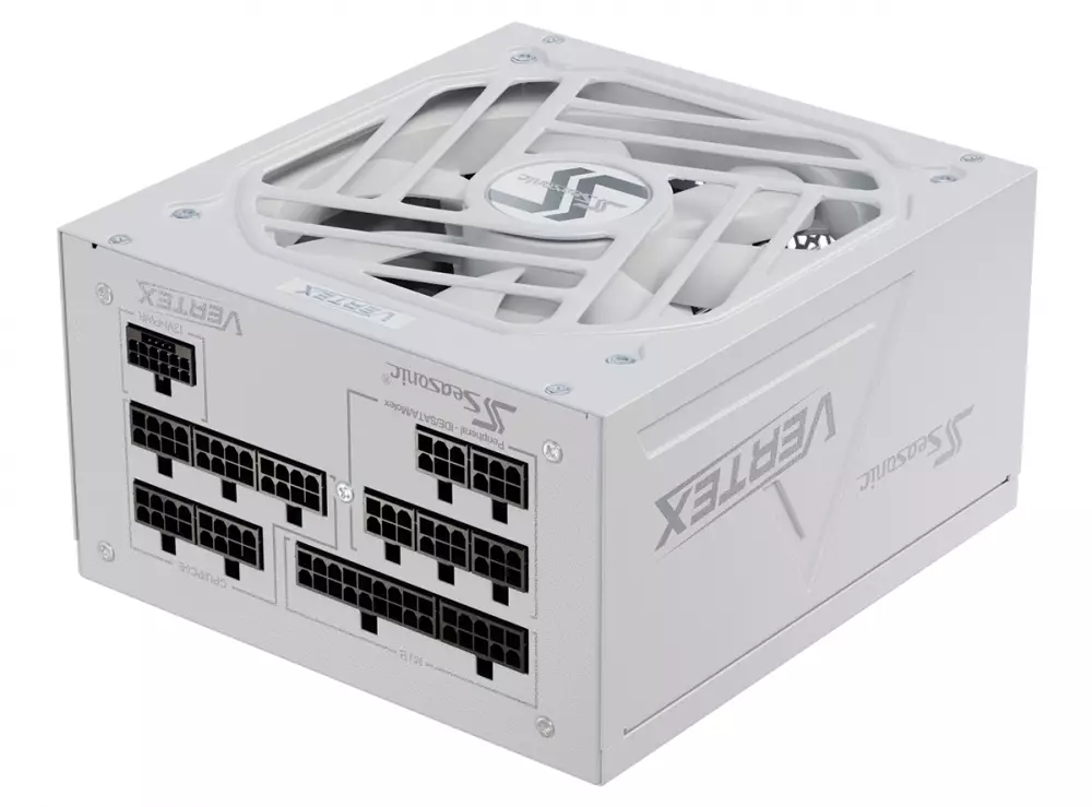 Захранване SEASONIC VERTEX GX-1200 1200W White 80 Plus Gold, PCIe 5.0, Fully Modular -