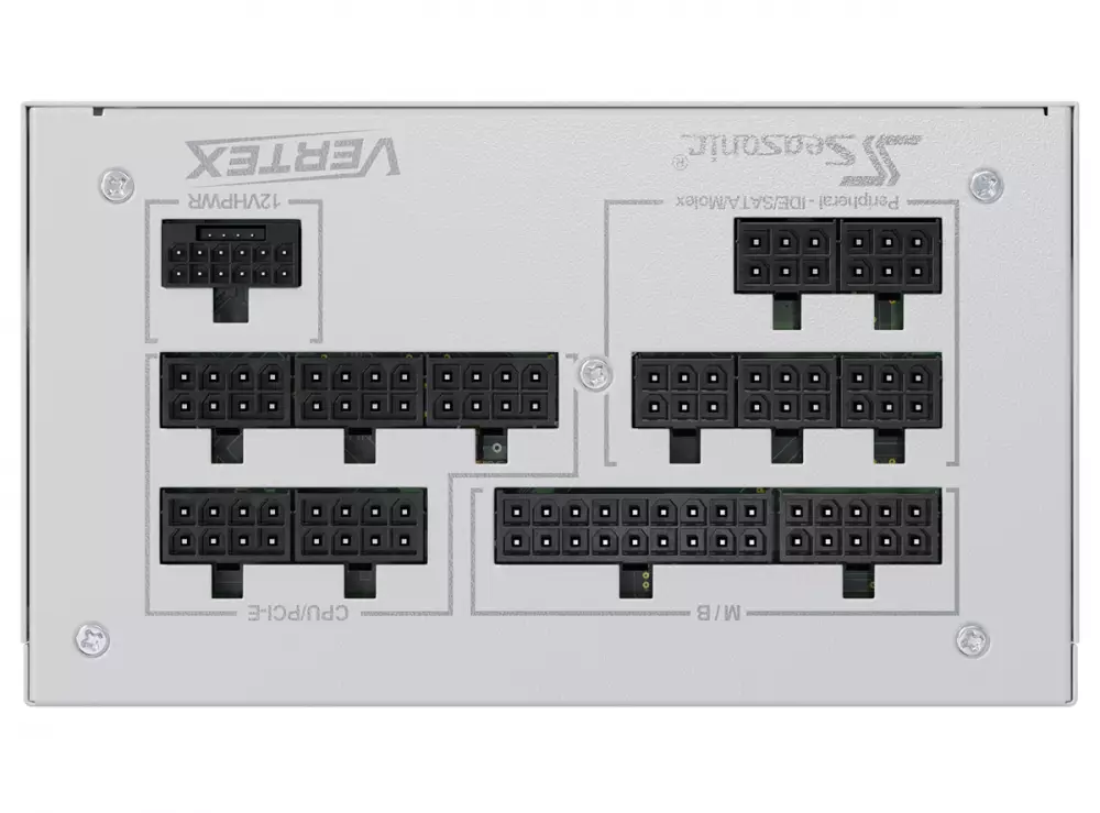 Захранване SEASONIC VERTEX GX-1200 1200W White 80 Plus Gold, PCIe 5.0, Fully Modular -
