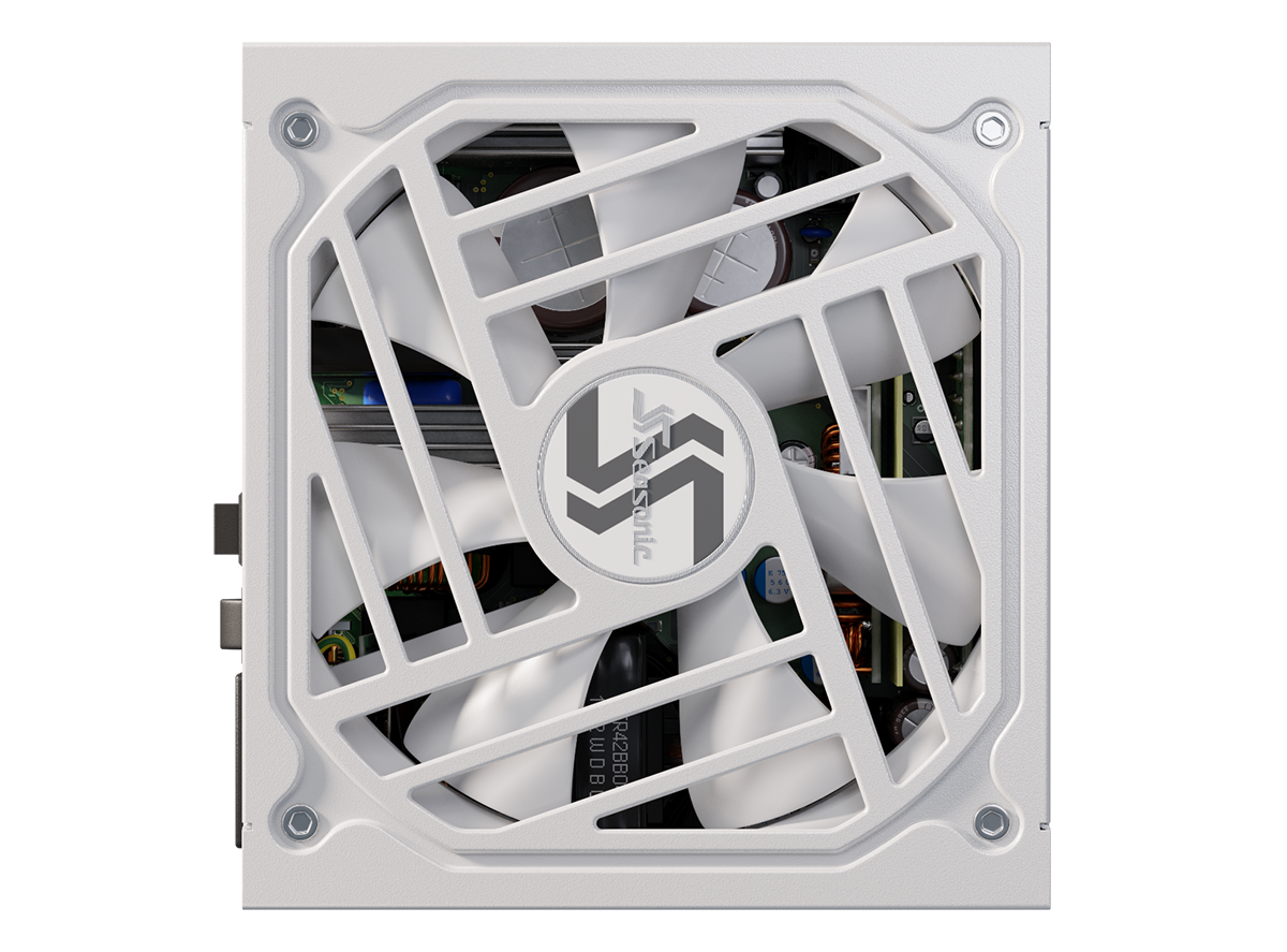 Alimentation SEASONIC FOCUS GX-850 850W White 80 Plus Gold PCIe 5.0, Fully Modular - SSR-850FX3-W