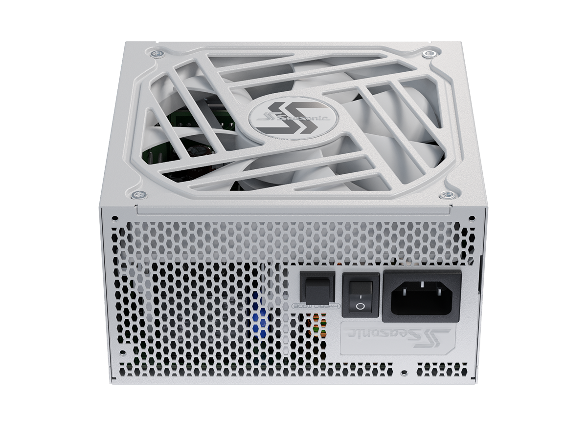 Alimentation SEASONIC FOCUS GX-850 850W White 80 Plus Gold PCIe 5.0, Fully Modular - SSR-850FX3-W