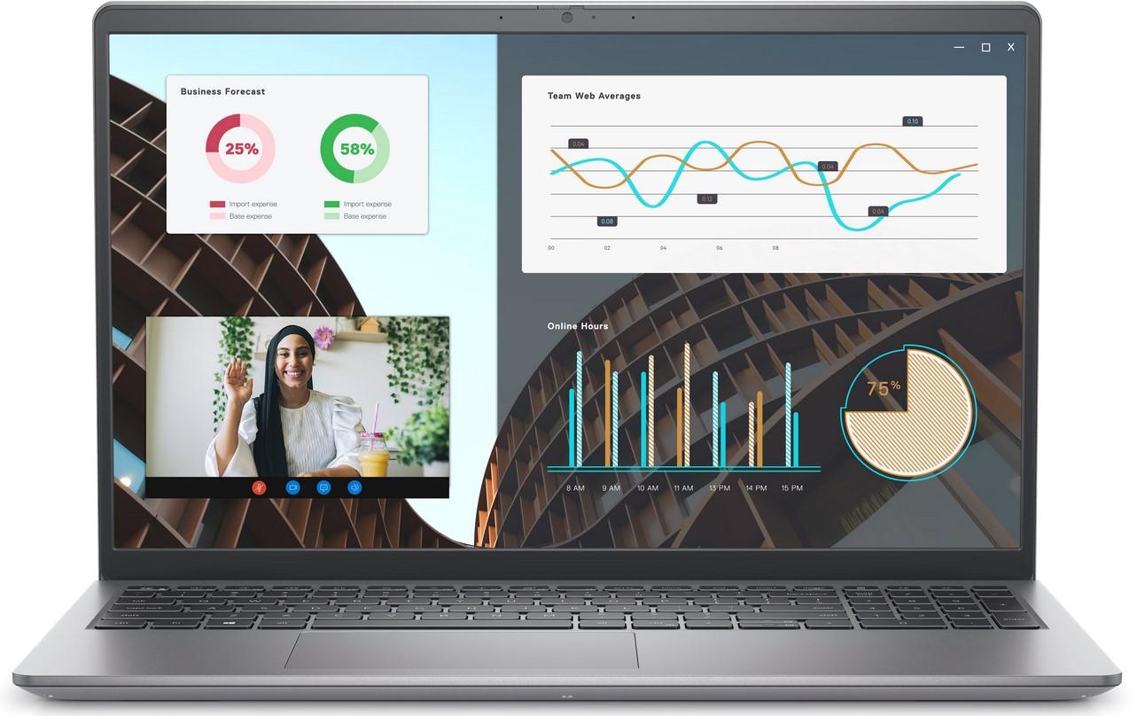 Лаптоп Dell Vostro 3530 15.6" FHD (1920x1080), Intel i3-1315U 3.30Ghz, 8GB DDR4, 512GB M.2 PCIe NVMe