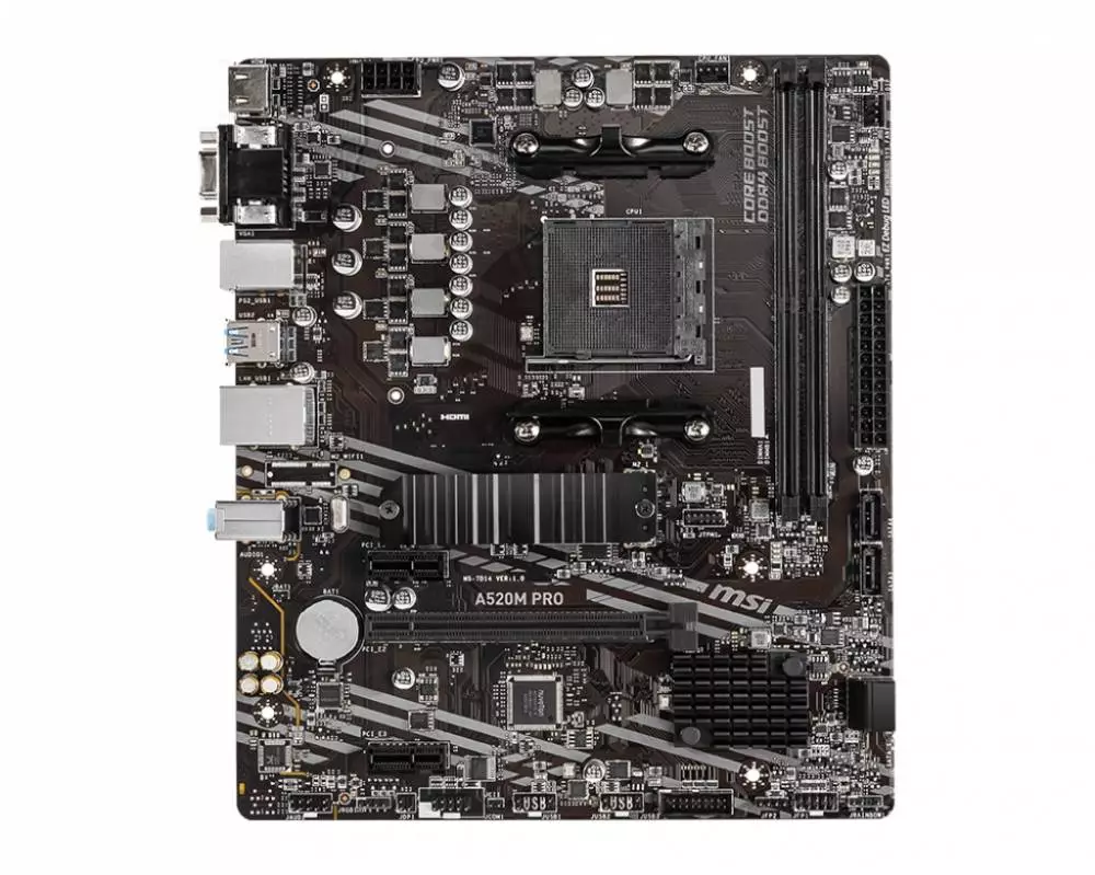 Дънна платка MSI A520M PRO AM4