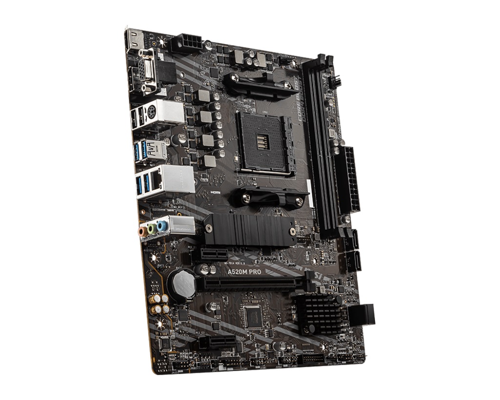 Дънна платка MSI A520M PRO AM4