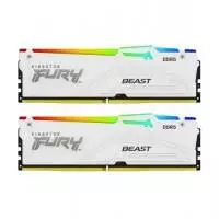 Памет Kingston FURY Beast Black RGB 64GB (2x32GB) DDR5 6000MHz CL40 XMP - KF560C40BWAK2-64