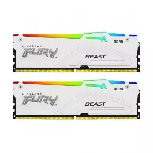 Памет Kingston FURY Beast Black RGB 64GB (2x32GB) DDR5 6000MHz CL40 XMP - KF560C40BWAK2-64