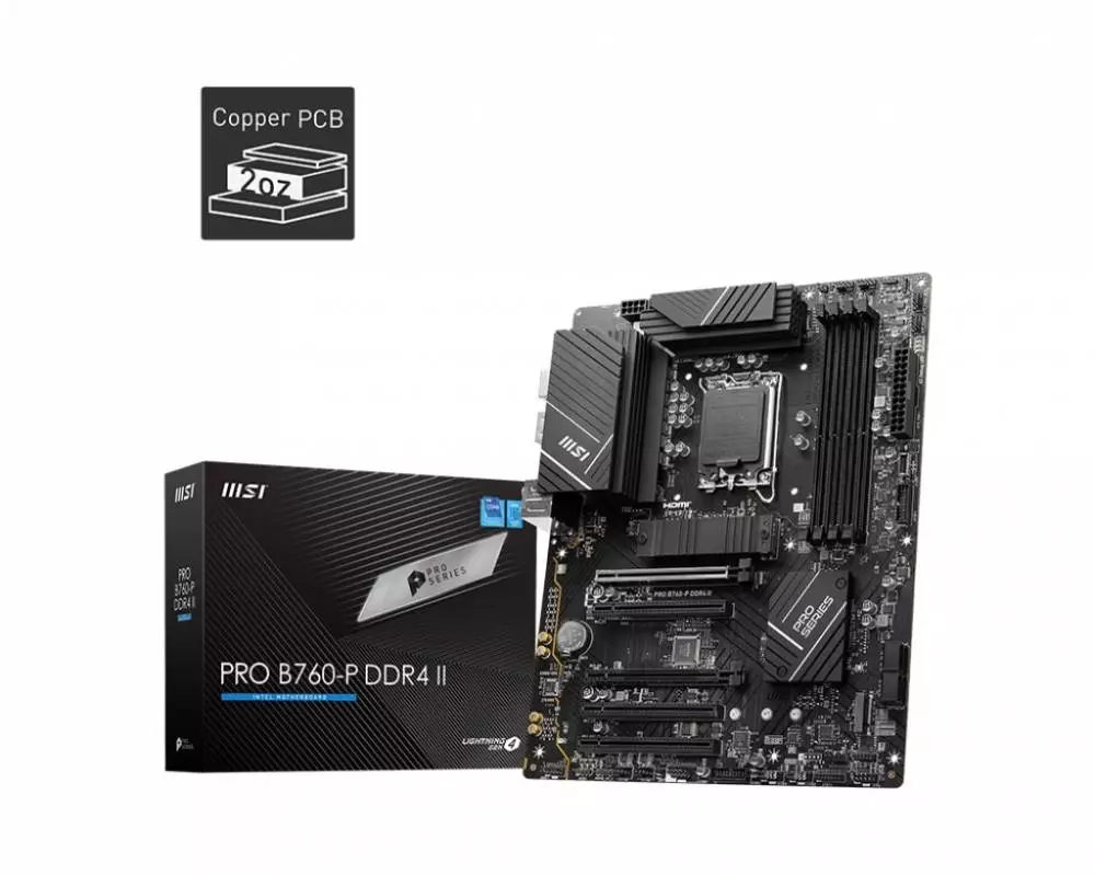 Дънна платка MSI PRO B760-P DDR4 II LGA1700