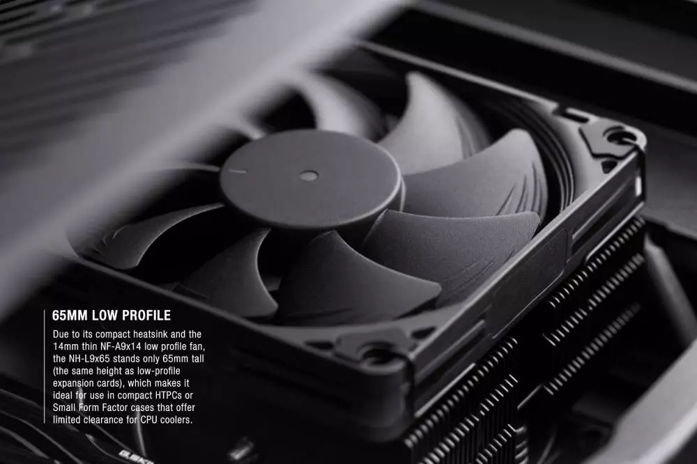 Охладител за процесор Noctua NH-L9x65 Chromax.black CPU Cooler - NH-L9x65.CH.BK