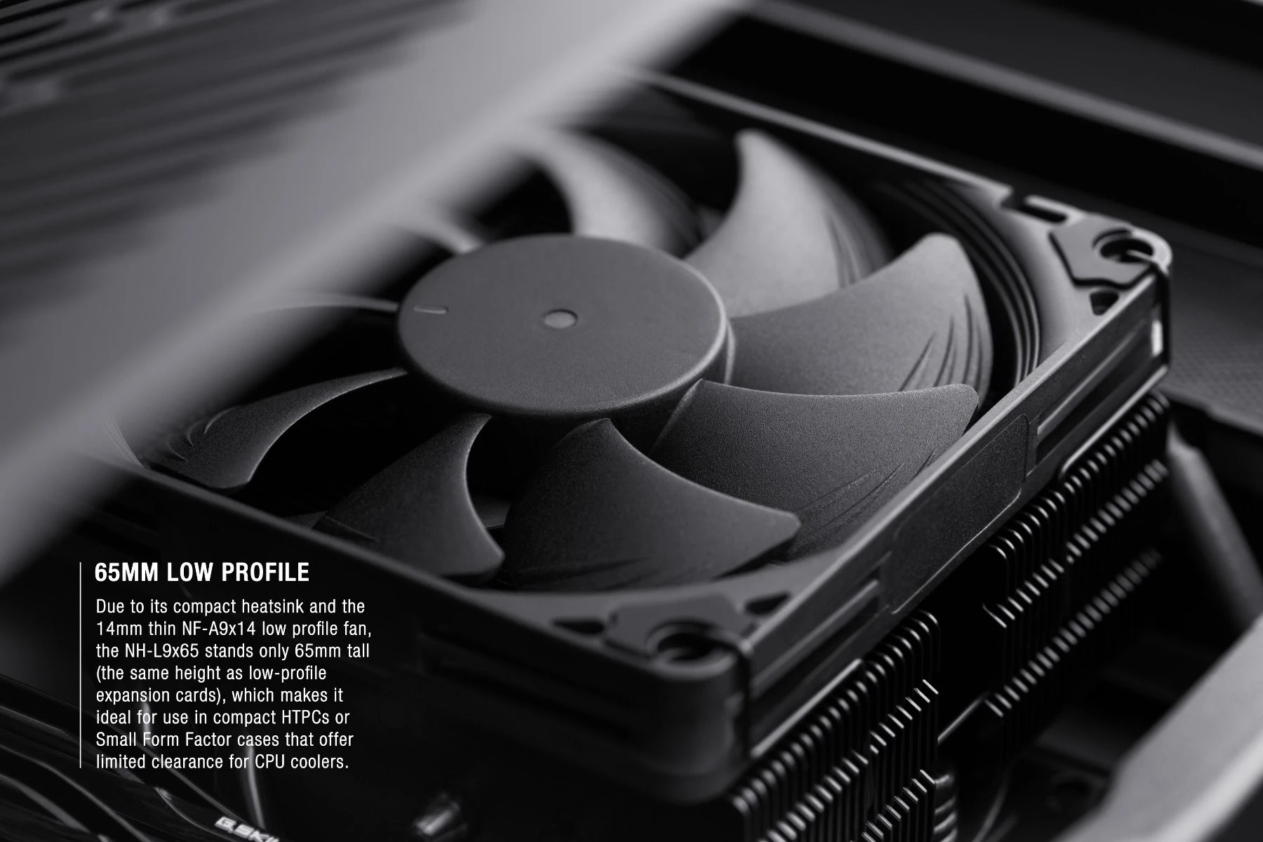 Охладител за процесор Noctua NH-L9x65 Chromax.black CPU Cooler - NH-L9x65.CH.BK