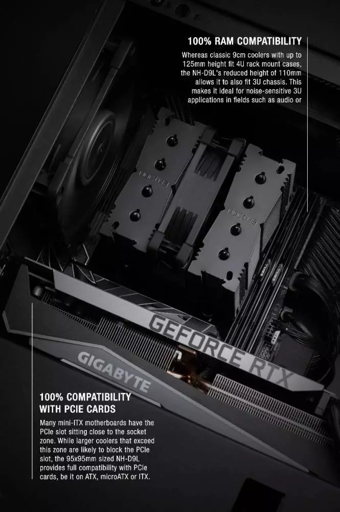 Охладител за процесор Noctua NH-D9L Chromax.black CPU Cooler