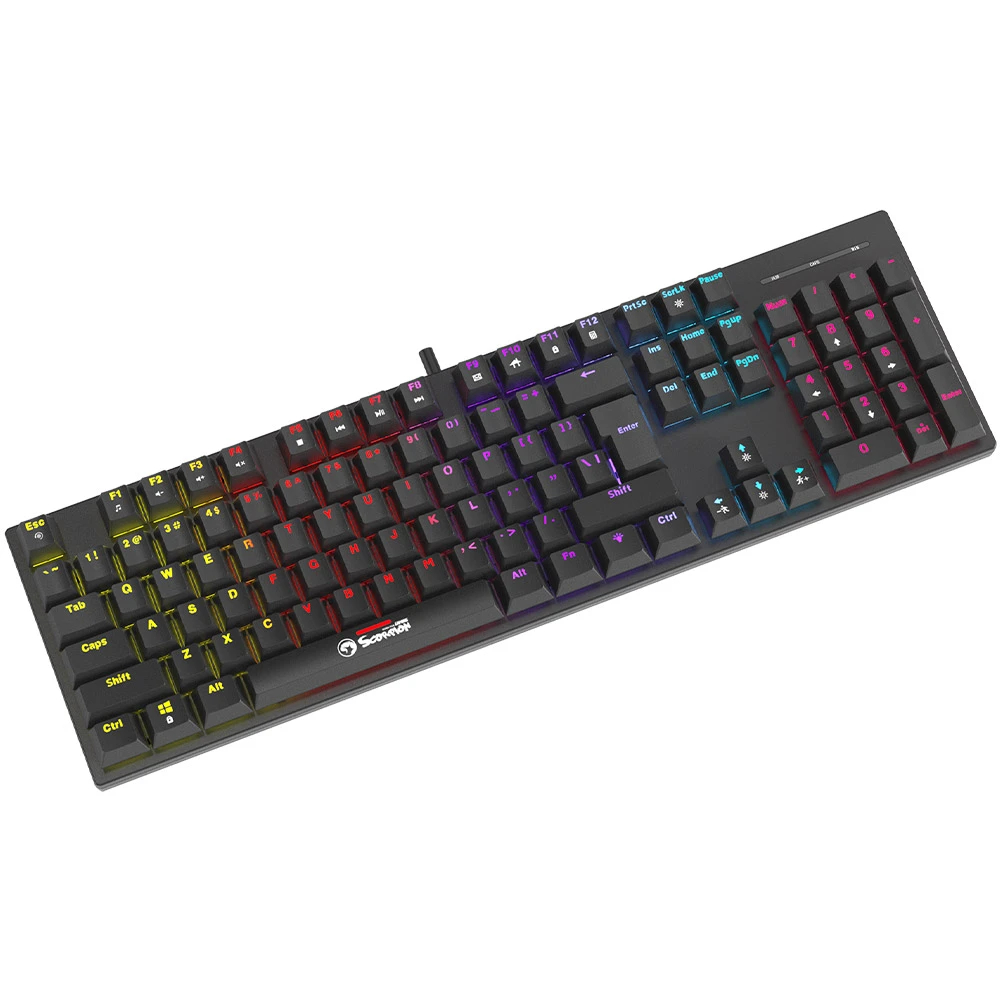 Геймърска механична клавиатура Marvo   KG905 Red Switch